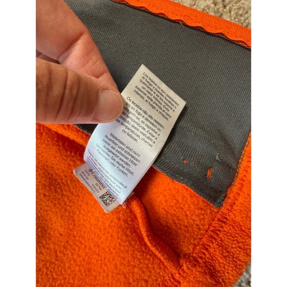 COLUMBIA Boys zip up Hoodie/Sweatshirt/Fleece, size 2T; ORANGE - Picture 8 of 12